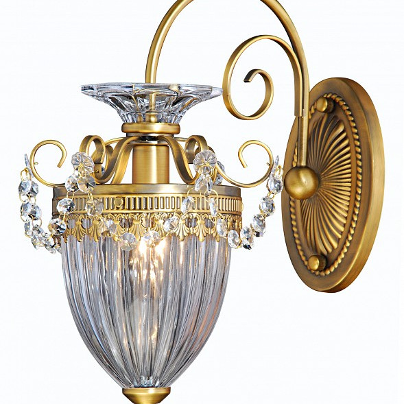 Бра Arte Lamp Schelenberg 1*E14 40W, Латунь