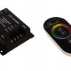 RGB контроллер с радио пультом RF-RGB-S-24A, черный с кольцом 12-24V 288W 24A