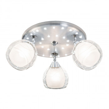 Люстра CITILUX Самба + LED Алюм.+ Хром (158132)