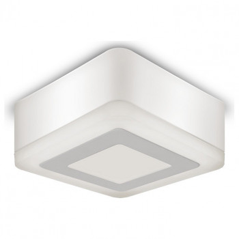 Светильник Gauss Backlight накладной BL220 Квадрат. Акрил, 3+3W, LED 3000K, 105*105