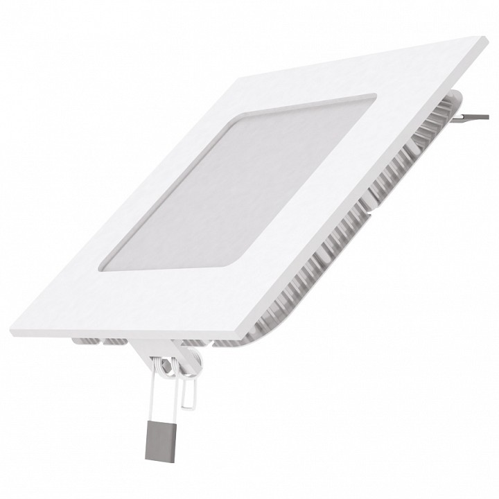 Встраиваемый LED св-к Gauss ультратонкий КВАДРАТ 6W 4100K IP20