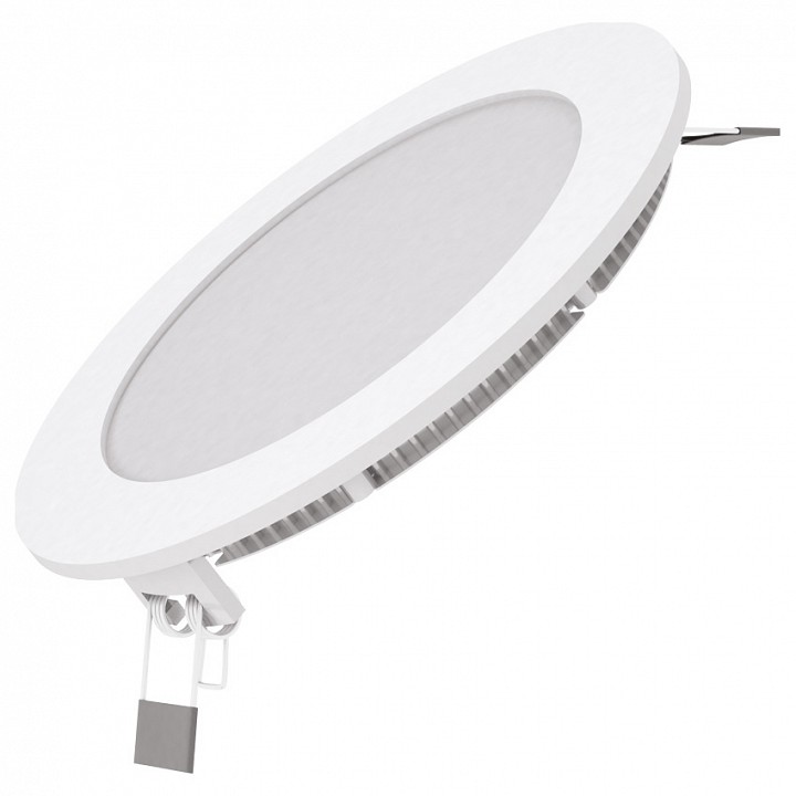 Встраиваемый LED св-к Gauss ультратонкий КРУГ 18W 4100K IP20