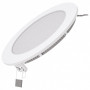 Встраиваемый LED св-к Gauss ультратонкий КРУГ 18W 4100K IP20