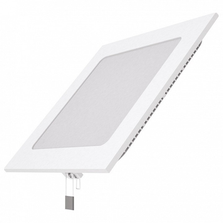 Встраиваемый LED св-к Gauss ультратонкий КВАДРАТ 12W 4100K IP20