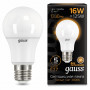 Лампа Gauss LED A60 Е27 16W 3000K 1440lm