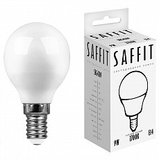Лампа светодиодная SAFFIT SBG4509 Шарик E14 9W 230V 2700K