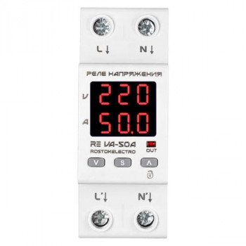 Реле напряжения RostokElectro RE VA-50A
