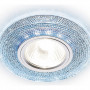Ambrella Светильник встраив. Круг MR16 Хром/Сапфир+ LED 3W 4200K D100 H12 A65