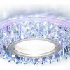 Ambrella Светильник встраив. Круг MR16 Хром/Перламутр. Хрусталь+ LED 3W 4200K D100 H20 A60