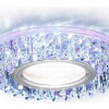 Ambrella Светильник встраив. Круг MR16 Хром/Перламутр. Хрусталь+ LED 3W 4200K D100 H20 A60