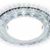 Ambrella Светильник встраиваемый GX53 Хром/Прозрачный+ LED 3W 4200K D125 H40 A90