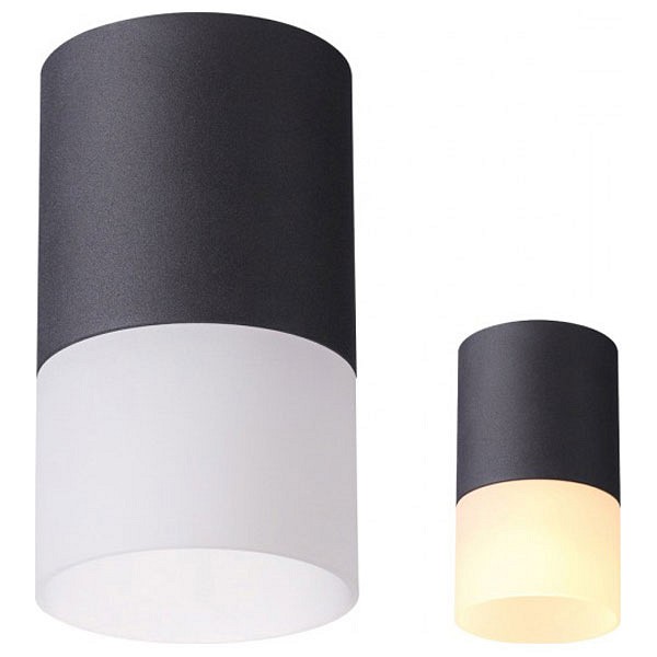 Накладной светильник Novotech Elina NT19 158 черный GU10 9W 220-240V IP20